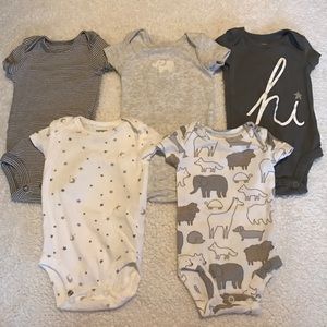 NB Newborn Carters set of onesies